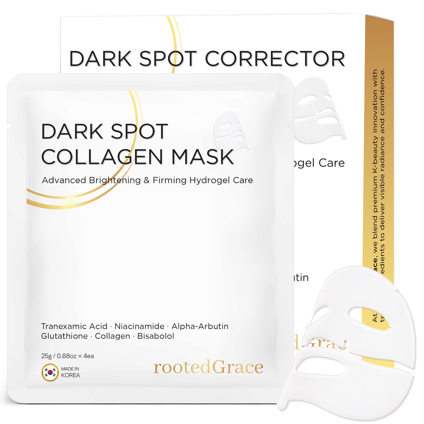 Dark Spot Corrector Collagen Mask – Advanced Brightening & Firming Hydrogel Care