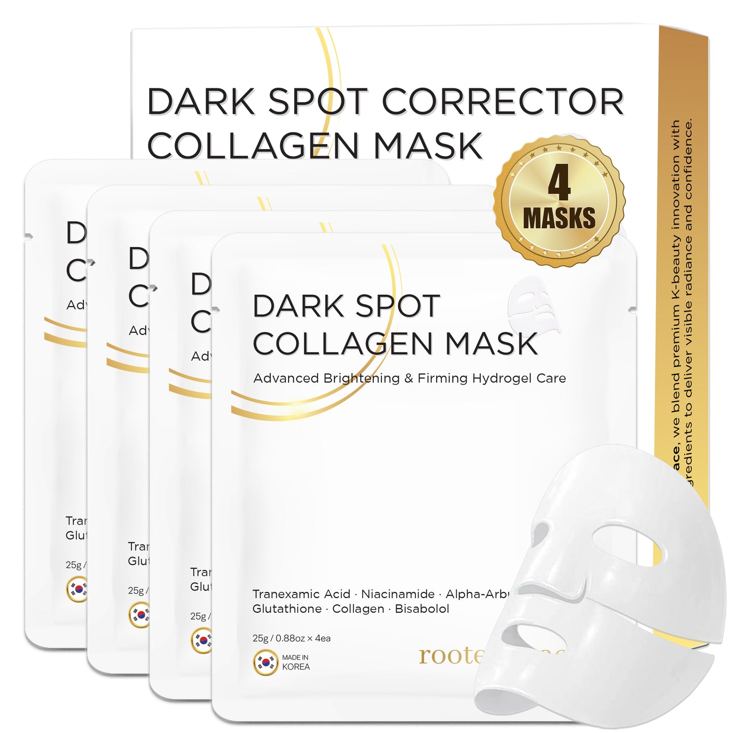 Dark Spot Corrector Collagen Mask – Advanced Brightening & Firming Hydrogel Care