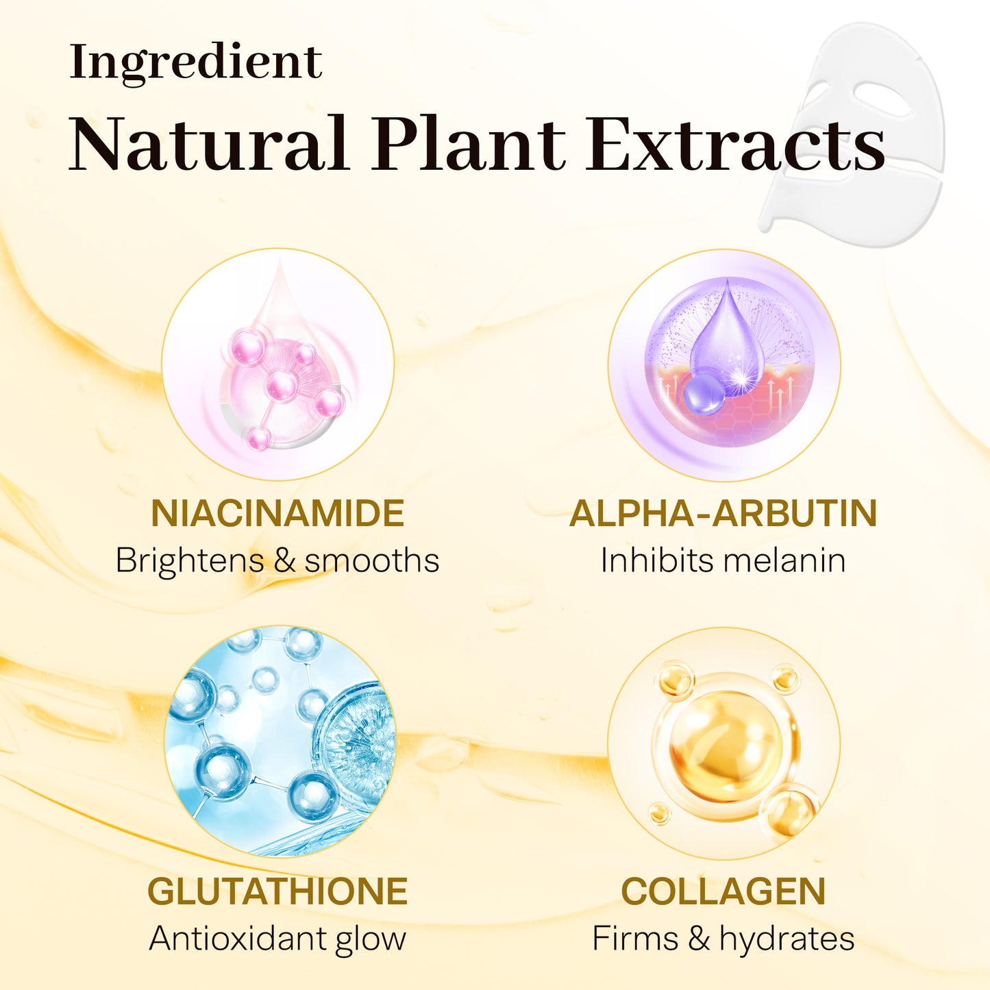 Dark Spot Corrector Collagen Mask – Advanced Brightening & Firming Hydrogel Care